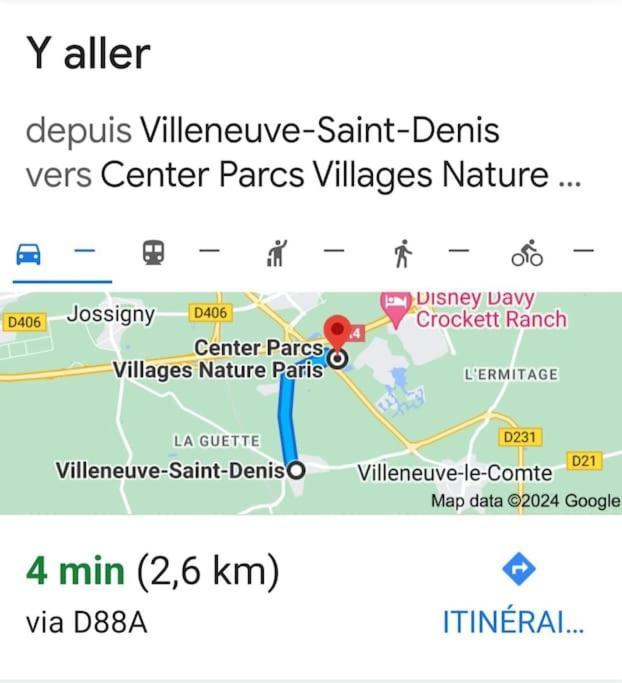 Charmant Appartement 2 Pieces Proche Disneyland Villeneuve-Saint-Denis Luaran gambar